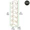 mDesign Steel Towel Holder for Bathroom Wall - Wall Mounted Organizer
